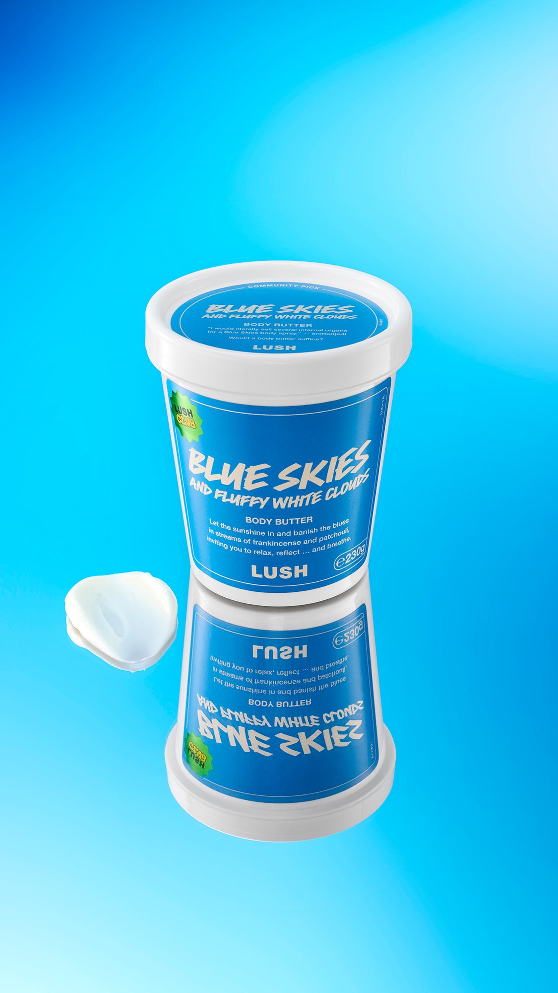 Blue Skies And Fluffy White Clouds Body Butter