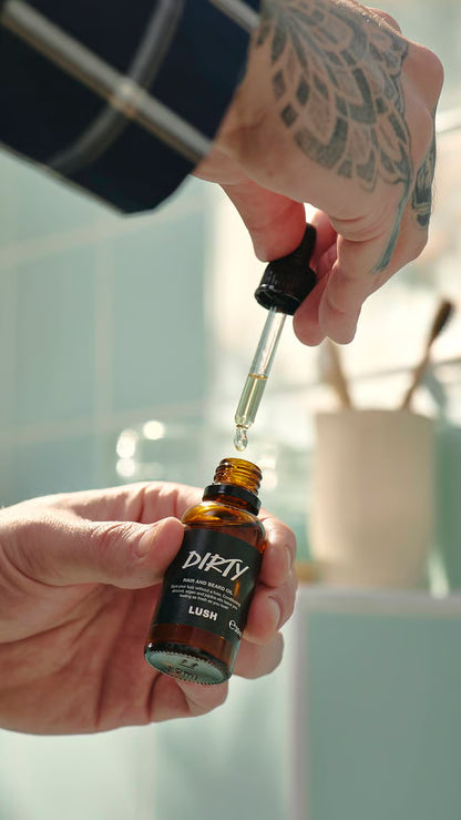 Dirty Hair and Beard Oil